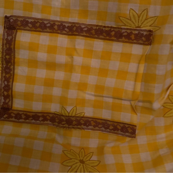 Vintage Sunflower Field Apron maxi ankle length - Picture 4 of 5